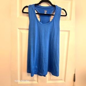 Womans blue tank